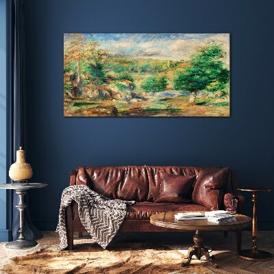 Tableau sur verre Paysage d'été