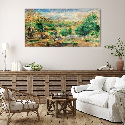 Tableau sur verre Paysage d'été