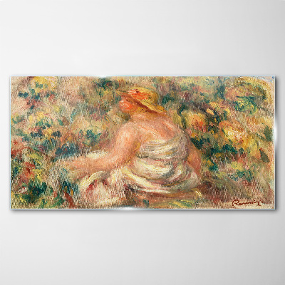 Tableau imprimé sur verre Un moment d'été dans le jardin