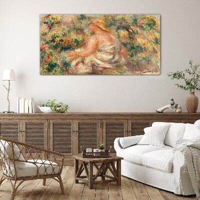 Tableau imprimé sur verre Un moment d'été dans le jardin