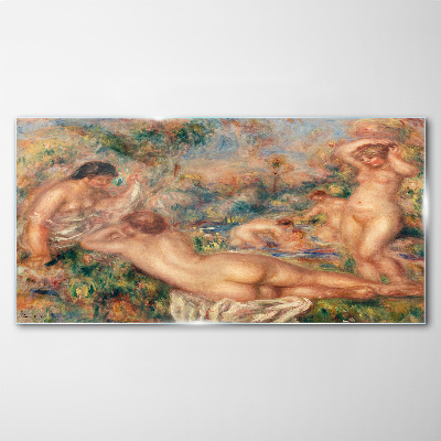 Tableau sur verre Moments d'été dans le jardin