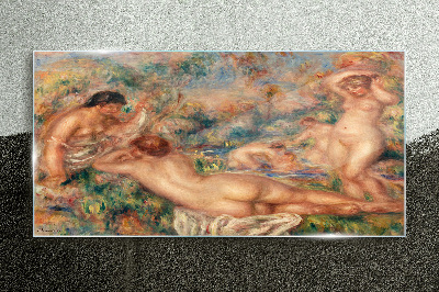Tableau sur verre Moments d'été dans le jardin