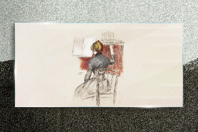 Tableau imprimé sur verre Musique en silence