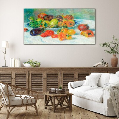 Tableau sur verre Nature morte aux fruits