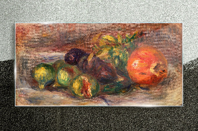 Tableau verre imprimé Nature morte aux fruits