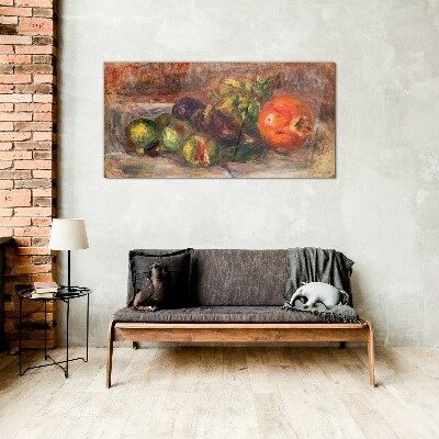 Tableau verre imprimé Nature morte aux fruits