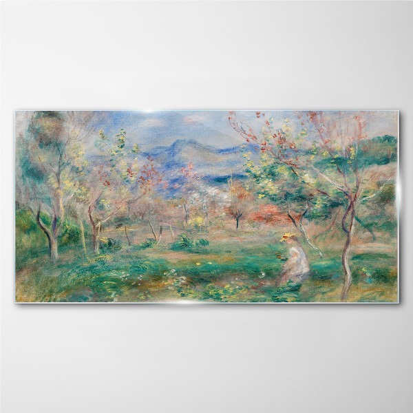 Tableau sur verre Paysage de printemps