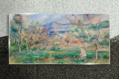 Tableau sur verre Paysage de printemps