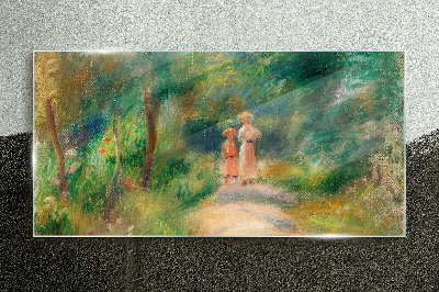 Tableau imprimé sur verre Une promenade dans la verdure