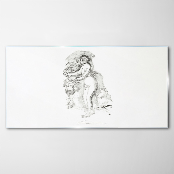 Tableau sur verre Une figure en mouvement
