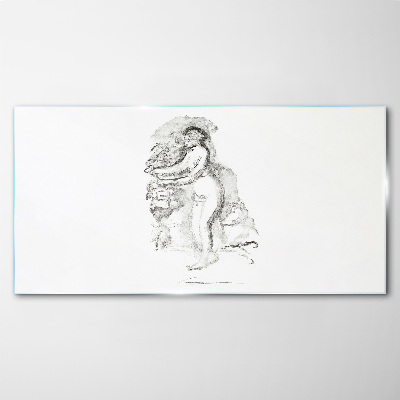 Tableau sur verre Une figure en mouvement