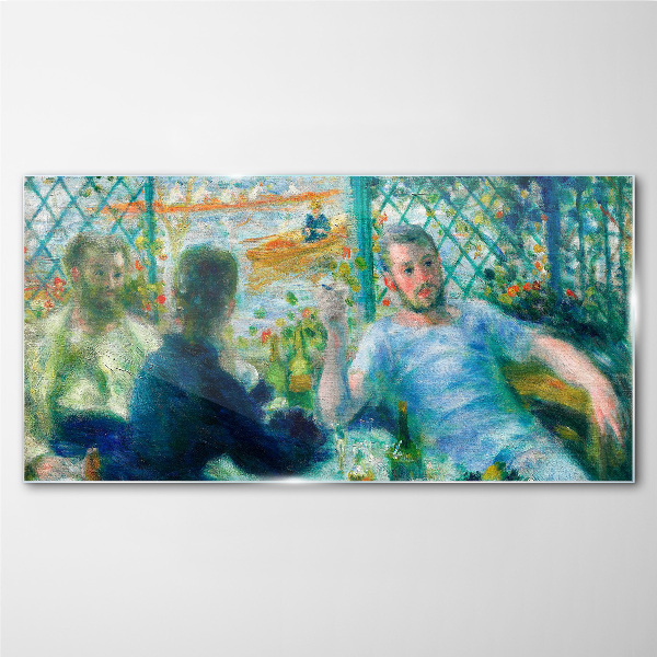 Tableau imprimé sur verre Rendez-vous à la fenêtre