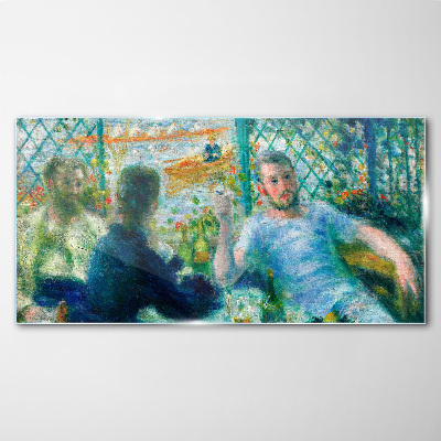 Tableau imprimé sur verre Rendez-vous à la fenêtre