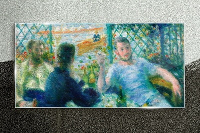 Tableau imprimé sur verre Rendez-vous à la fenêtre