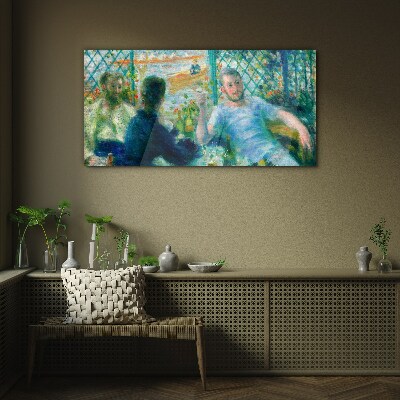 Tableau imprimé sur verre Rendez-vous à la fenêtre