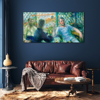 Tableau imprimé sur verre Rendez-vous à la fenêtre