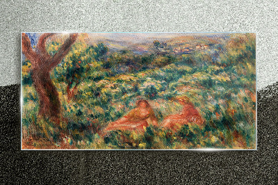 Tableau verre imprimé Un après-midi d'été dans le jardin