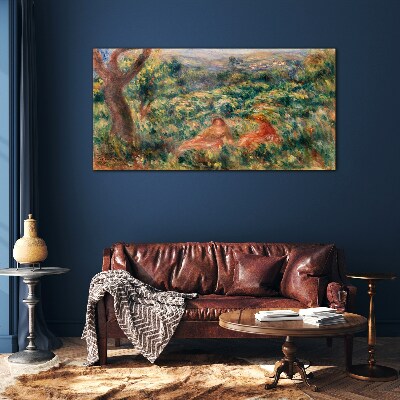 Tableau verre imprimé Un après-midi d'été dans le jardin