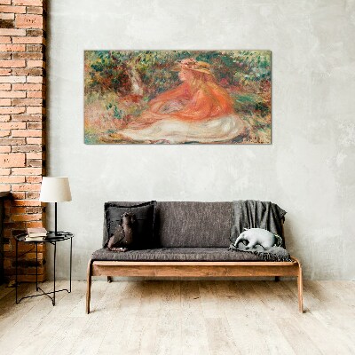 Tableau sur verre Profiter du soleil d'été