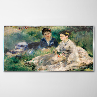 Tableau imprimé sur verre Une promenade dans la verdure