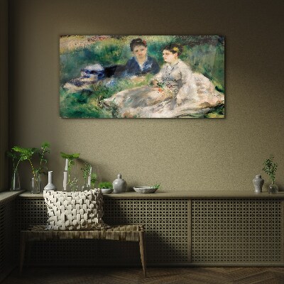 Tableau imprimé sur verre Une promenade dans la verdure