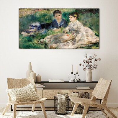 Tableau imprimé sur verre Une promenade dans la verdure