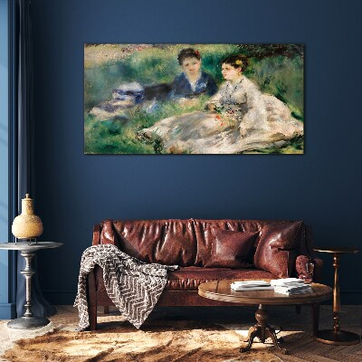 Tableau imprimé sur verre Une promenade dans la verdure