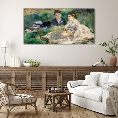 Tableau imprimé sur verre Une promenade dans la verdure