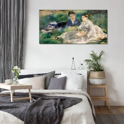 Tableau imprimé sur verre Une promenade dans la verdure