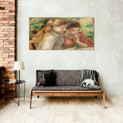 Tableau sur verre Réflexions des amis