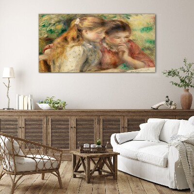 Tableau sur verre Réflexions des amis