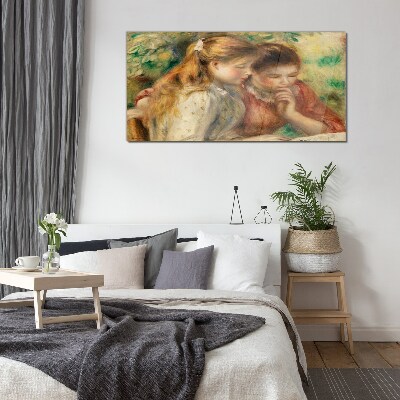 Tableau sur verre Réflexions des amis