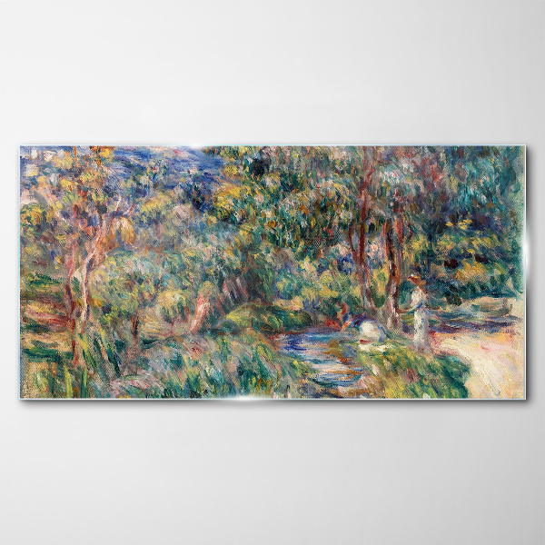 Tableau photo sur verre Un après-midi d'été dans le parc