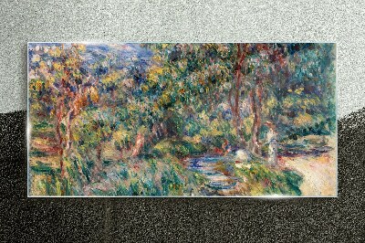 Tableau photo sur verre Un après-midi d'été dans le parc