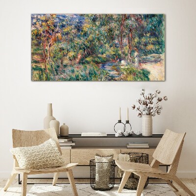 Tableau photo sur verre Un après-midi d'été dans le parc