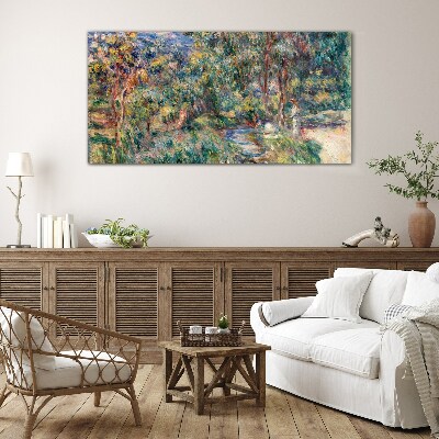 Tableau photo sur verre Un après-midi d'été dans le parc