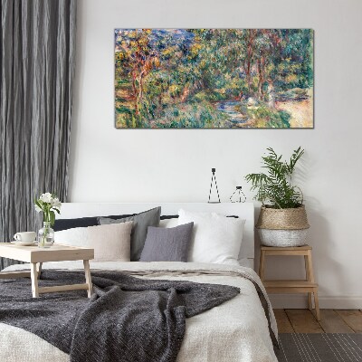 Tableau photo sur verre Un après-midi d'été dans le parc