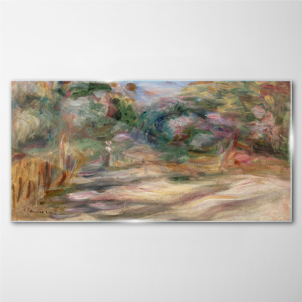 Tableau sur verre Paysage aux tons pastel
