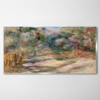 Tableau sur verre Paysage aux tons pastel