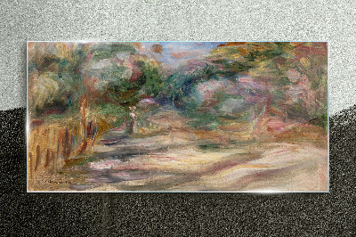 Tableau sur verre Paysage aux tons pastel