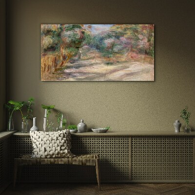 Tableau sur verre Paysage aux tons pastel