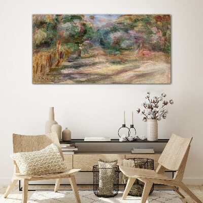 Tableau sur verre Paysage aux tons pastel