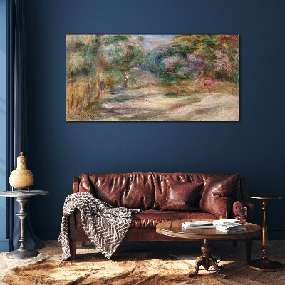 Tableau sur verre Paysage aux tons pastel