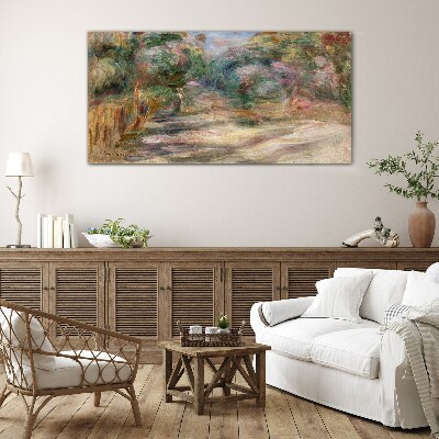 Tableau sur verre Paysage aux tons pastel