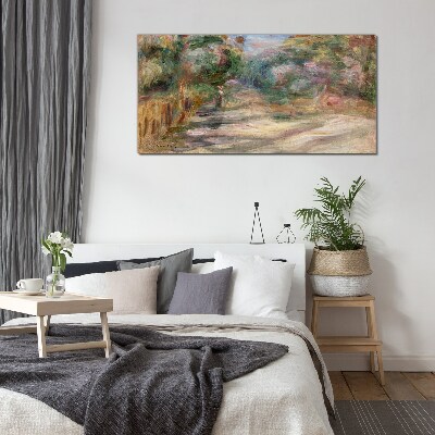 Tableau sur verre Paysage aux tons pastel