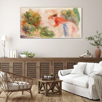 Tableau verre imprimé Travailler dans le jardin