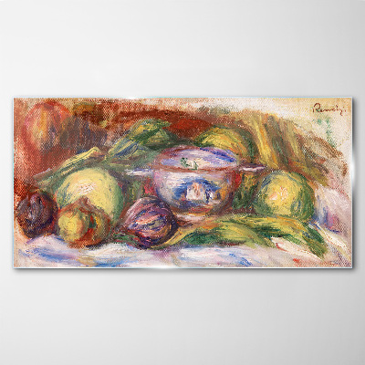 Tableau sur verre Nature morte aux fruits
