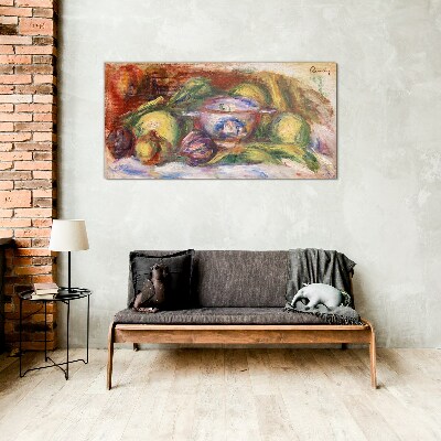 Tableau sur verre Nature morte aux fruits