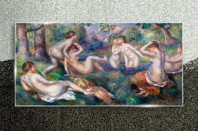 Tableau imprimé sur verre Du plaisir dans le jardin