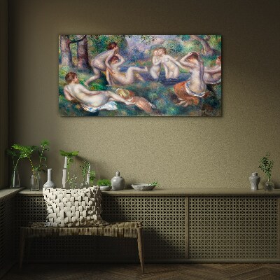 Tableau imprimé sur verre Du plaisir dans le jardin